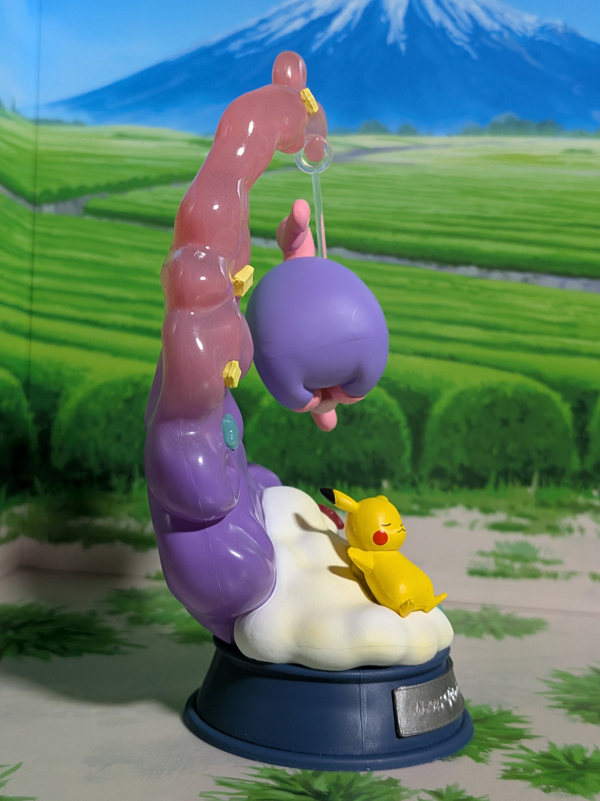 Re-Ment Pokémon Swing Vignette Collection Vol.4 - Pikachu & Mushana | Musharna (~10cm)