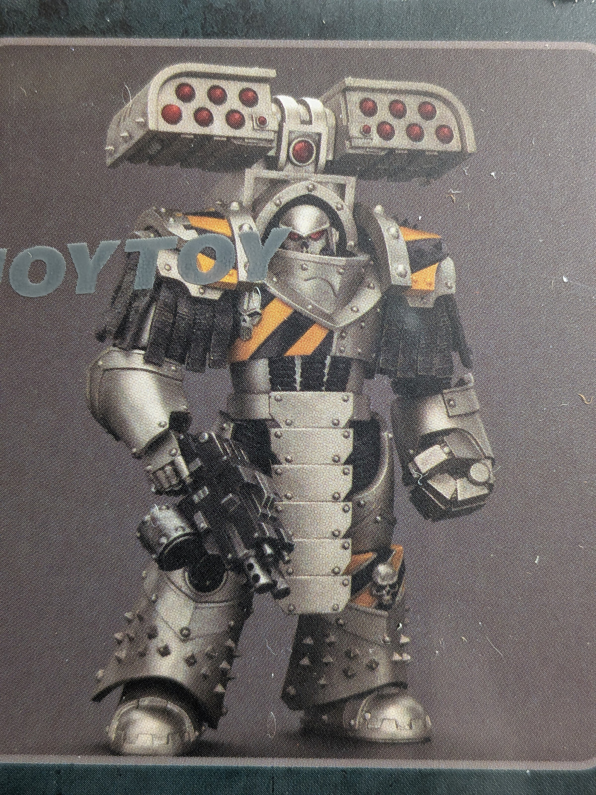 JoyToy Warhammer The Horus Heresy - Iron Warriors Tyrant Siege Terminator with Rocket Launcher (13.7cm)