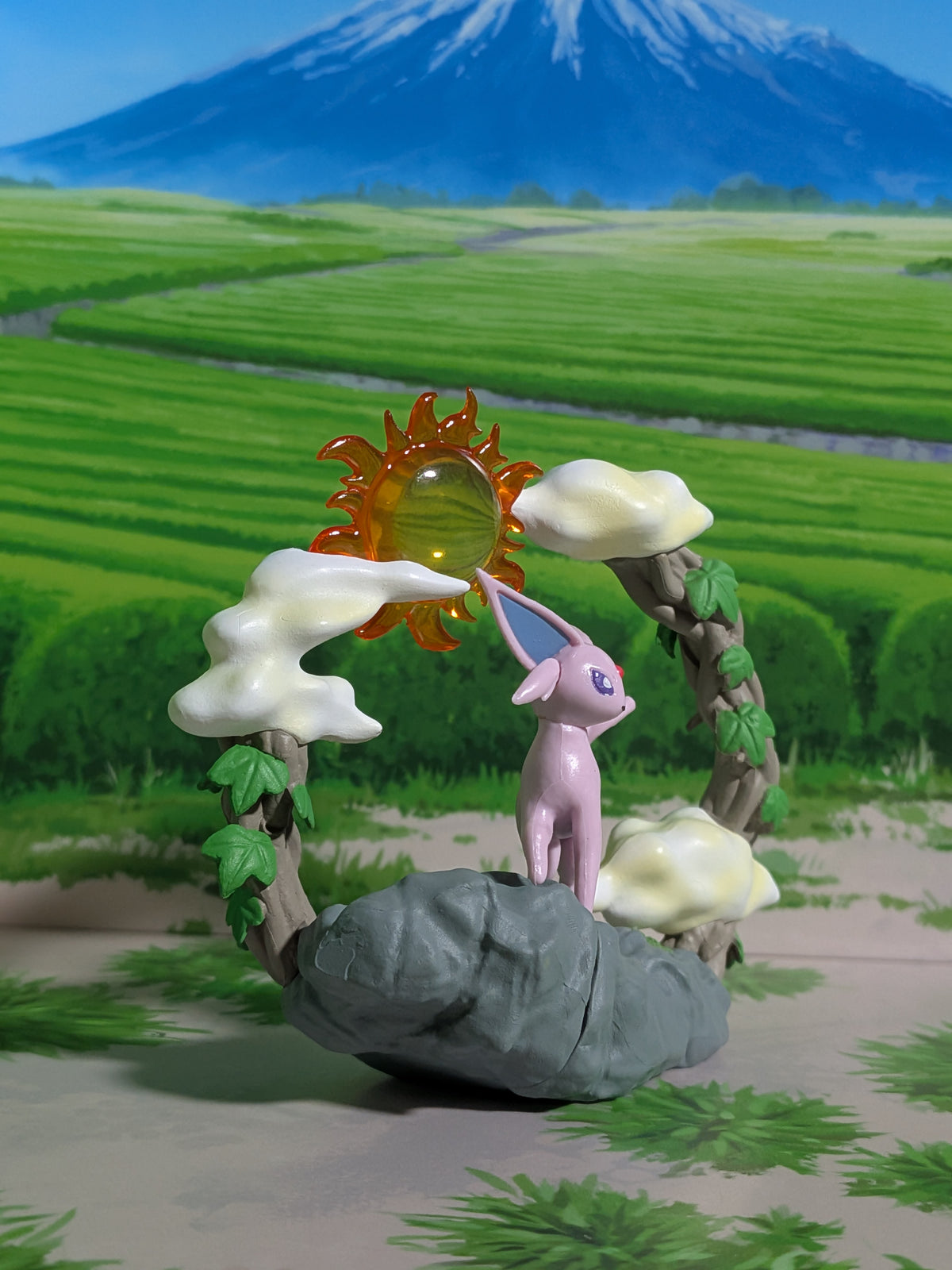 Re-Ment Pokémon - Espeon - Diorama circolare