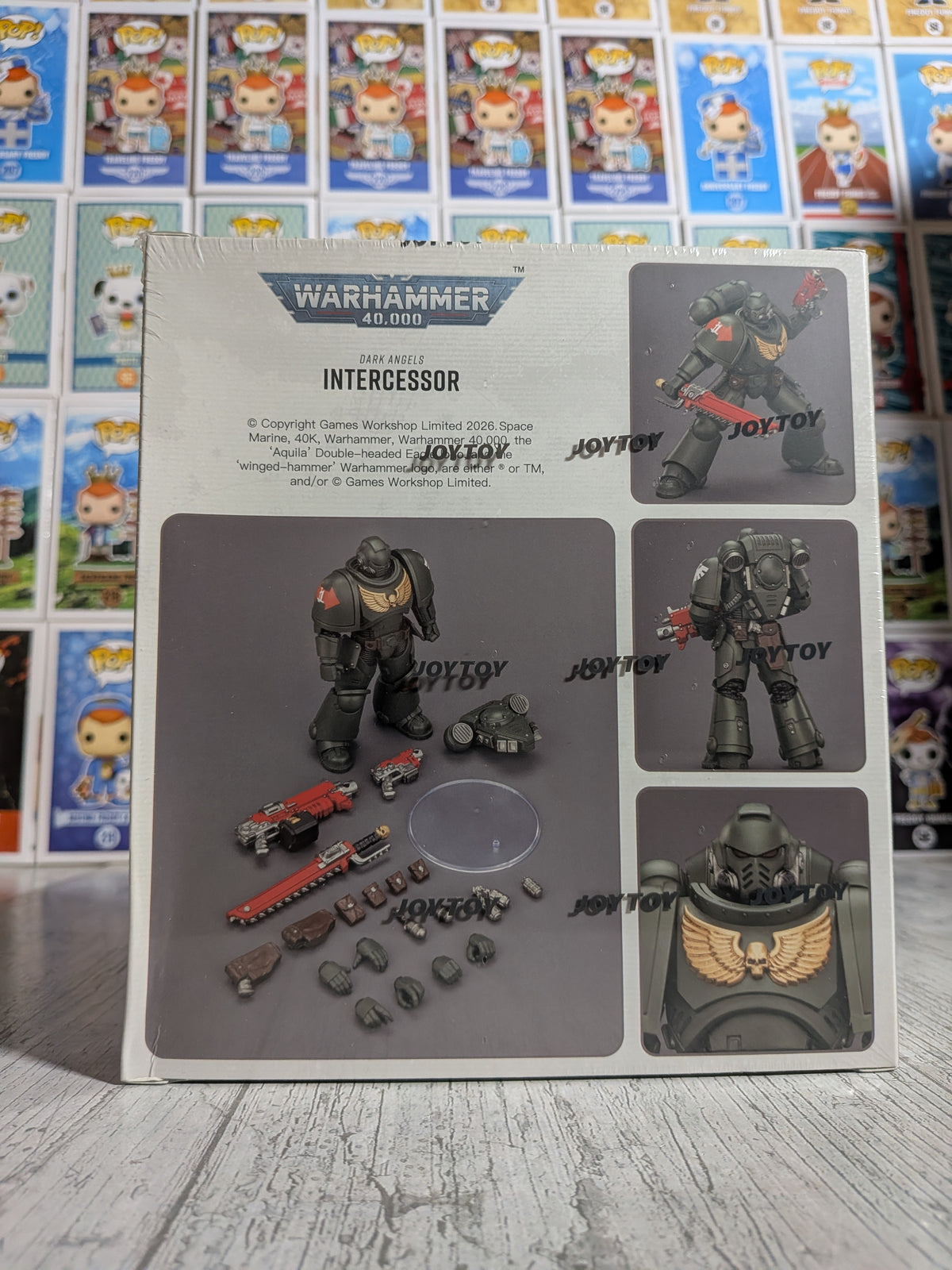 JoyToy Warhammer 40k - Space Marines Dark Angels Intercessor (12.3cm)