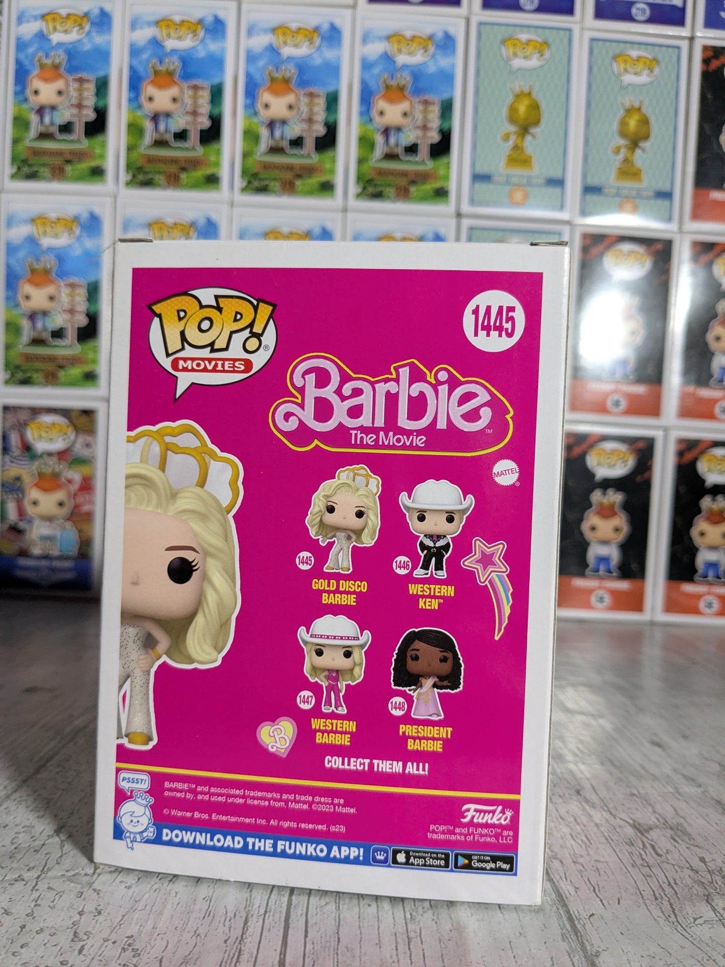 Funko pop Movies #1445 - Gold Disco Barbie