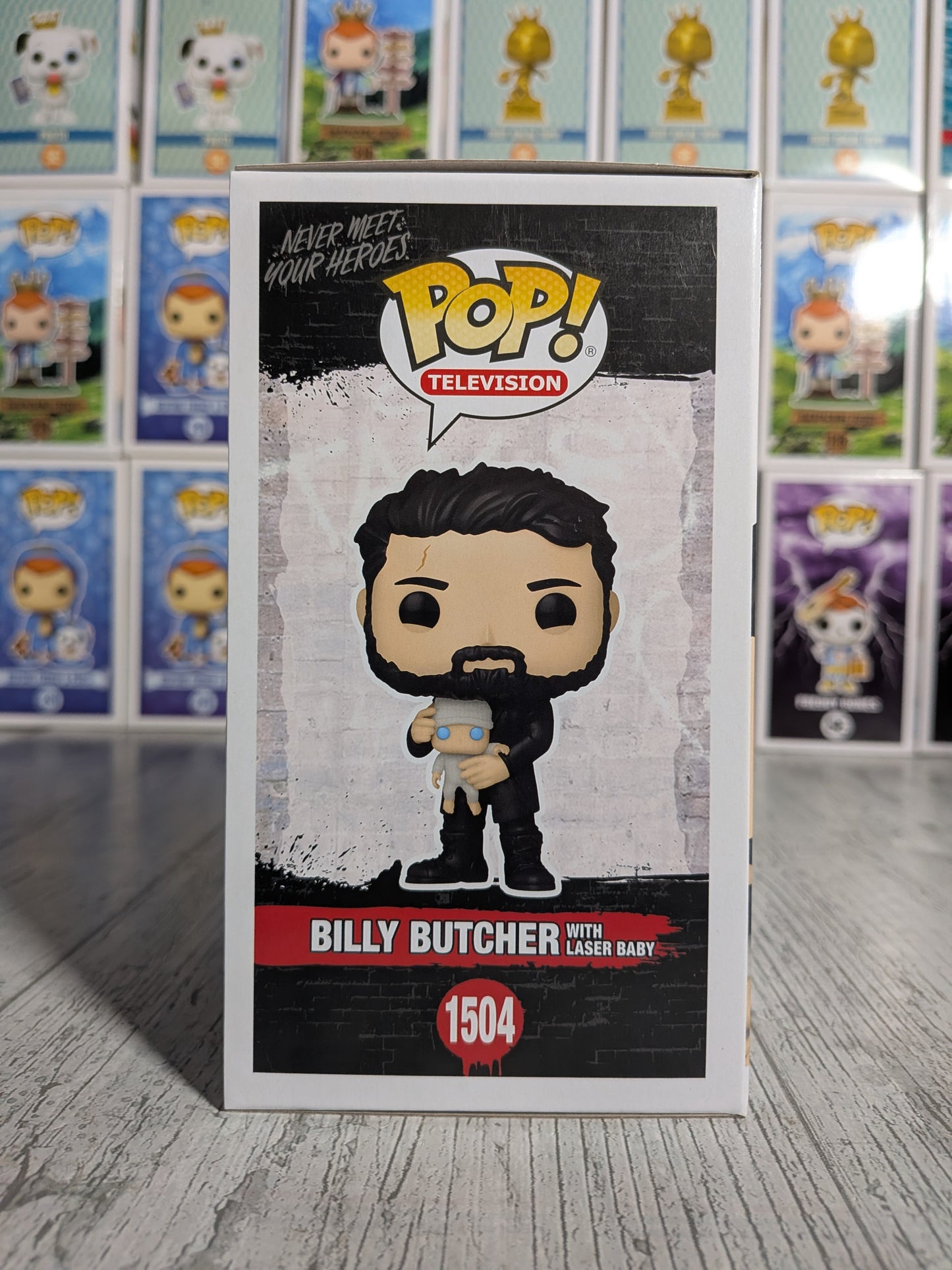 Funko pop The Boys #1504 - Billy Butcher with Laser Baby (NMG)