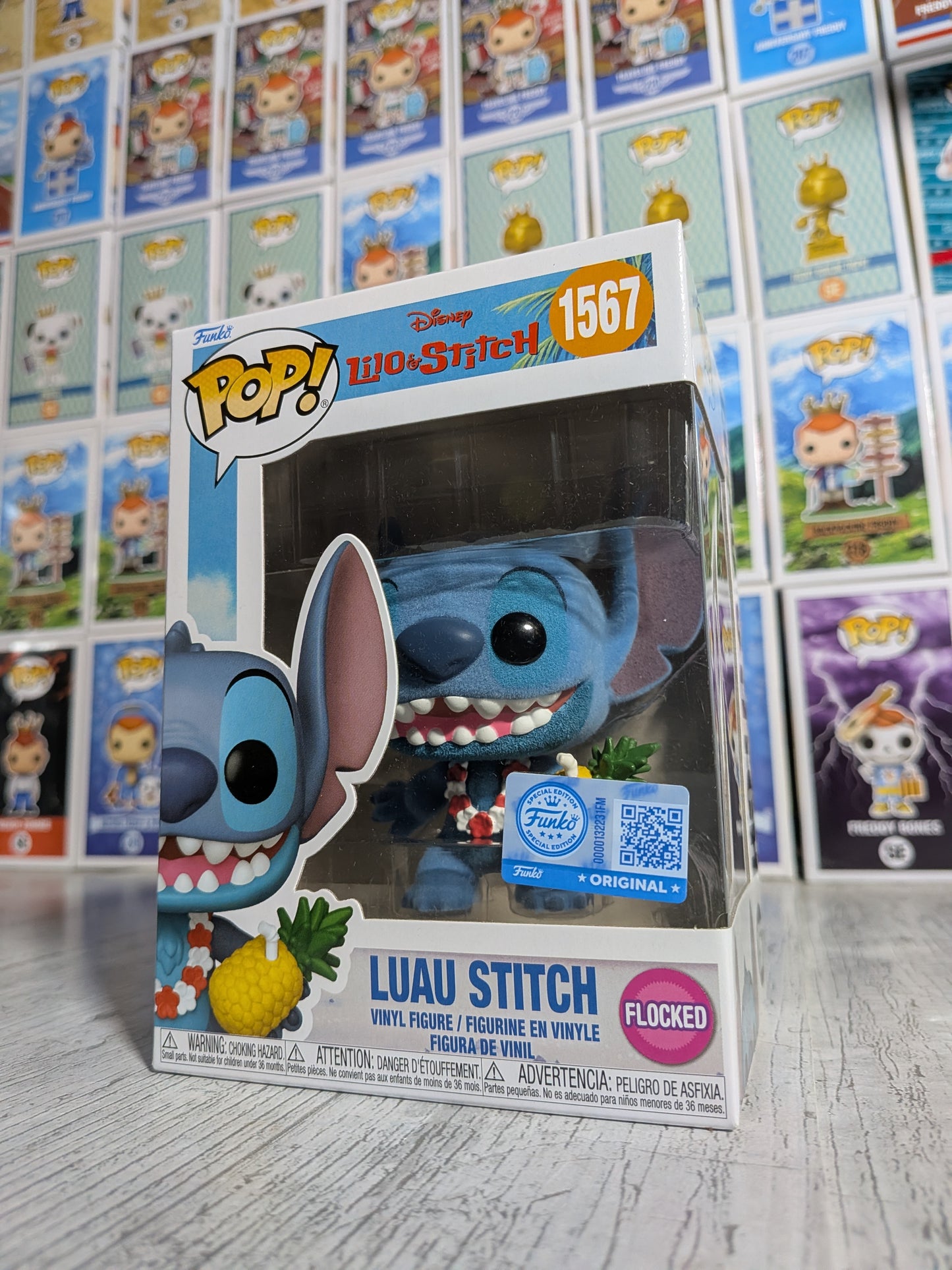Funko Pop Disney #1567 - Luau Stitch (Flocked)